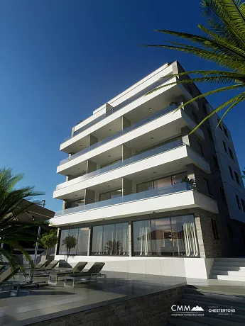 Luxuriöser 4-stöckiger Komplex mit Pool und Panoramablick auf das Meer